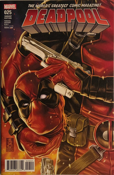 DEADPOOL (2016-2017) #25 BROOKS 1:50 VARIANT COVER