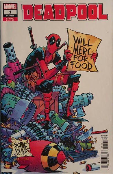 DEADPOOL (2018-2019) # 1 YOUNG 1:25 VARIANT COVER