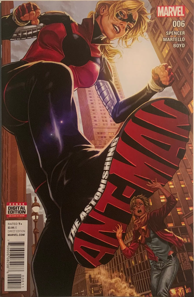 ANT-MAN (ASTONISHING) # 6 FIRST APPEARANCE OF CASSIE LANG AS STINGER IN MAINSTREAM MARVEL UNIVERSE