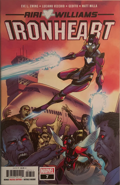IRONHEART # 7 FIRST APPEARANCE OF ECLIPSE