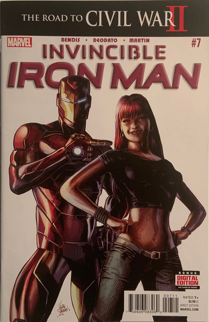 INVINCIBLE IRON MAN (2015-2016) # 7 FIRST CAMEO APPEARANCE OF RIRI WILLIAMS