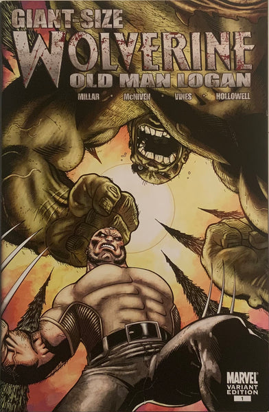 WOLVERINE OLD MAN LOGAN GIANT-SIZE # 1 McGUINNESS 1:25 VARIANT COVER