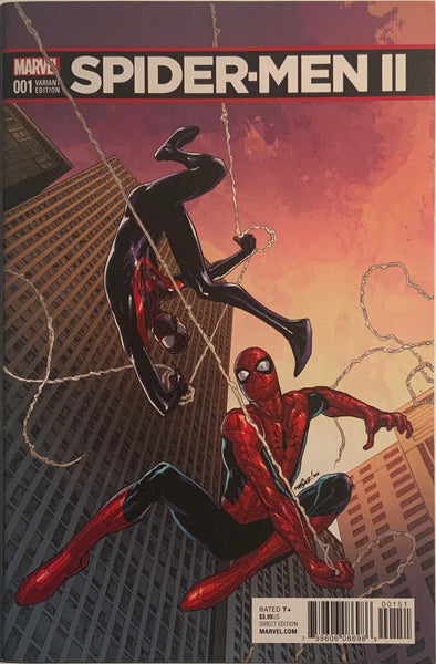 SPIDER-MEN II # 1 MARQUEZ 1:25 VARIANT COVER FIRST APPEARANCE MILES MORALES FROM EARTH-616