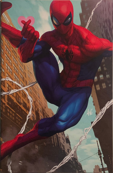 FRIENDLY NEIGHBORHOOD SPIDER-MAN (2019) # 1 ARTGERM 1:100 VIRGIN VARIANT COVER