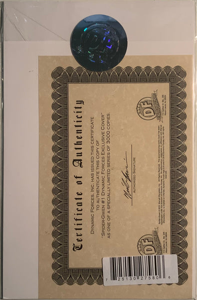 SPIDER-GWEN (2015-2018) # 1 DYNAMIC FORCES VARIANT COVER