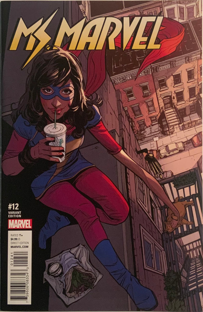 MS MARVEL (2016-2019) # 12 JONES 1:25 VARIANT COVER FIRST APPEARANCE OF RED DAGGER