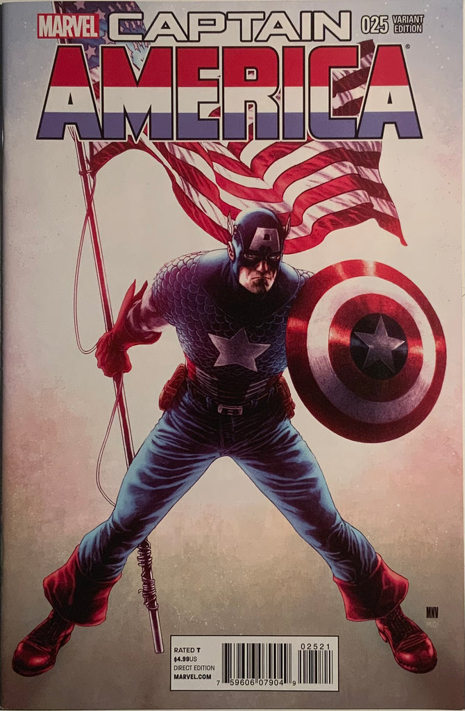 CAPTAIN AMERICA (2013-2014) #25 McNIVEN 1:50 VARIANT COVER SAM WILSON BECOMES CAPTAIN AMERICA