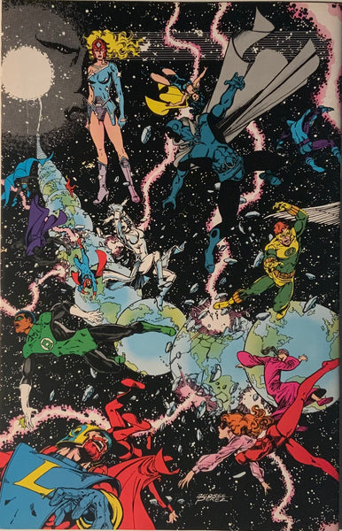 CRISIS ON INFINITE EARTHS # 1 FIRST APPEARANCE OF BLUE BEETLE (TED KORD) IN DCU