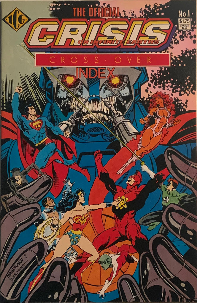 CRISIS ON INFINITE EARTHS OFFICIAL CROSSOVER INDEX #1