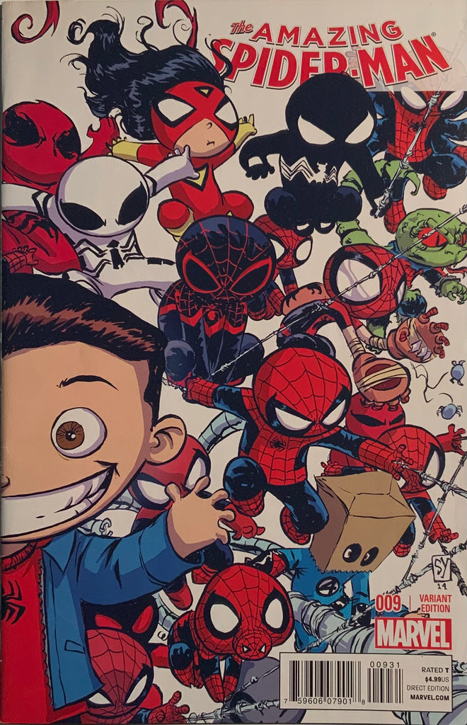 AMAZING SPIDER-MAN (2014-2015) # 9 SKOTTIE YOUNG VARIANT COVER