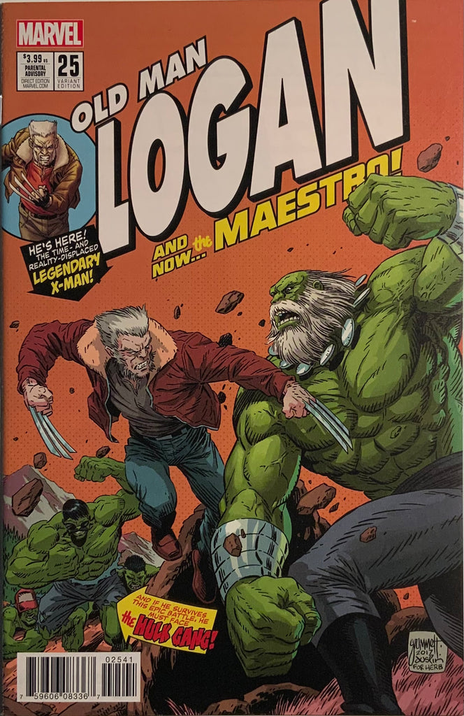 OLD MAN LOGAN (2016) #25 GRUMMETT 1:10 HOMAGE VARIANT COVER