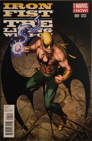 IRON FIST THE LIVING WEAPON # 1 KEOWN 1:50 VARIANT COVER FIRST APPEARANCE OF PEI