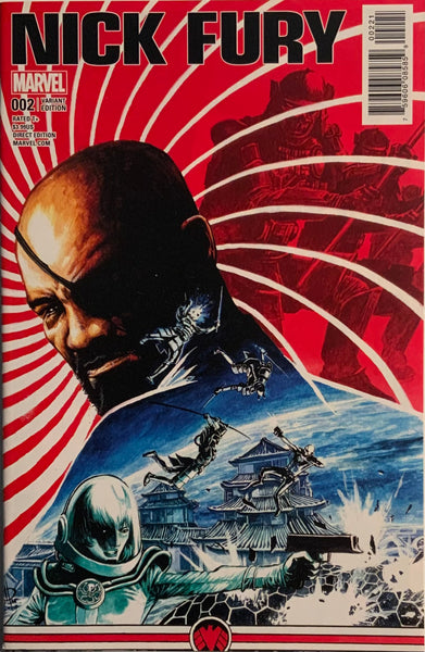 NICK FURY # 2 RUDY 1:25 VARIANT COVER FIRST TEAM APPEARANCE OF SHOGUN REAPERS