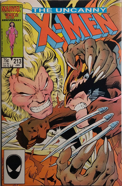 UNCANNY X-MEN (1963-2011) #213 FIRST CAMEO APPEARANCE OF MR SINISTER