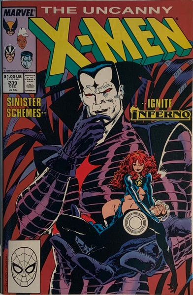 UNCANNY X-MEN (1963-2011) #239 FIRST COVER AND SECOND APPEARANCE OF MR SINISTER