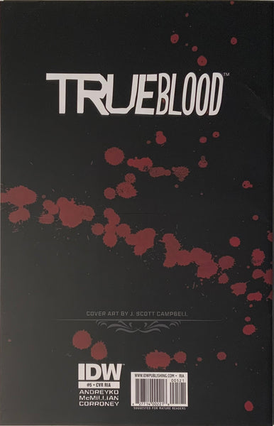 TRUE BLOOD TAINTED LOVE # 5 CAMPBELL 1:10 VARIANT COVER