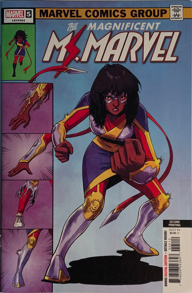 MAGNIFICENT MS MARVEL # 5 SECOND PRINTING