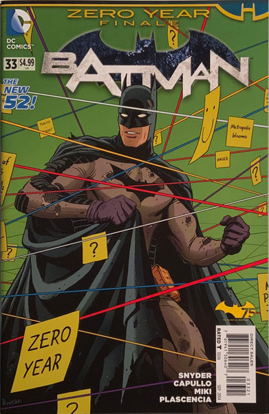 BATMAN (THE NEW 52) #33 RIVERA 1:25 VARIANT COVER