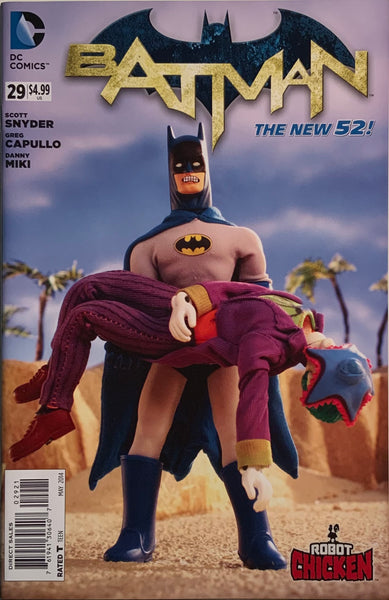BATMAN (THE NEW 52) #29 ROBOT CHICKEN 1:25 VARIANT COVER