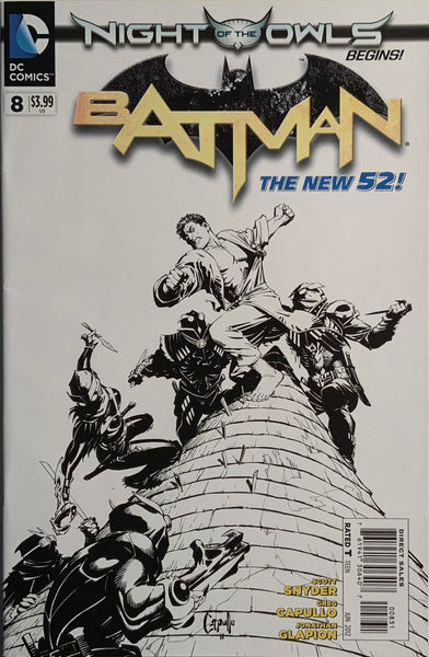 BATMAN (THE NEW 52) # 8 CAPULLO 1:200 VARIANT COVER