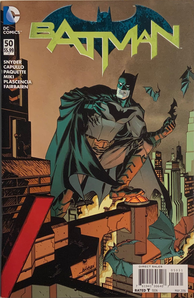 BATMAN (THE NEW 52) #50 JOHNSON 1:100 VARIANT COVER