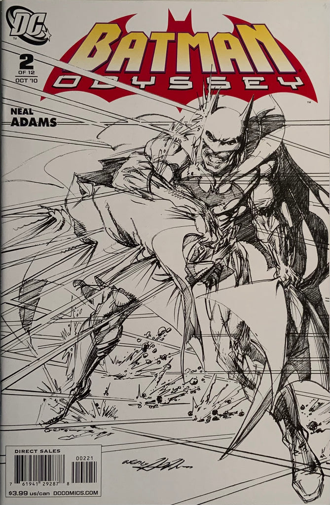BATMAN ODYSSEY # 2 ADAMS 1:25 SKETCH VARIANT COVER