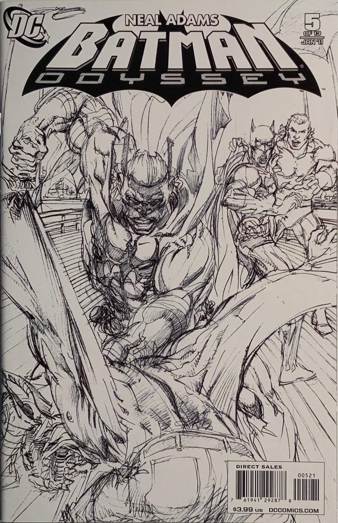 BATMAN ODYSSEY # 5 ADAMS 1:25 SKETCH VARIANT COVER