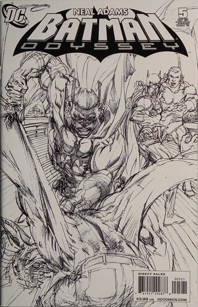 BATMAN ODYSSEY # 5 ADAMS 1:25 SKETCH VARIANT COVER