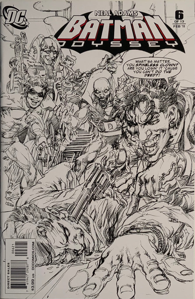 BATMAN ODYSSEY # 5 ADAMS 1:10 SKETCH VARIANT COVER