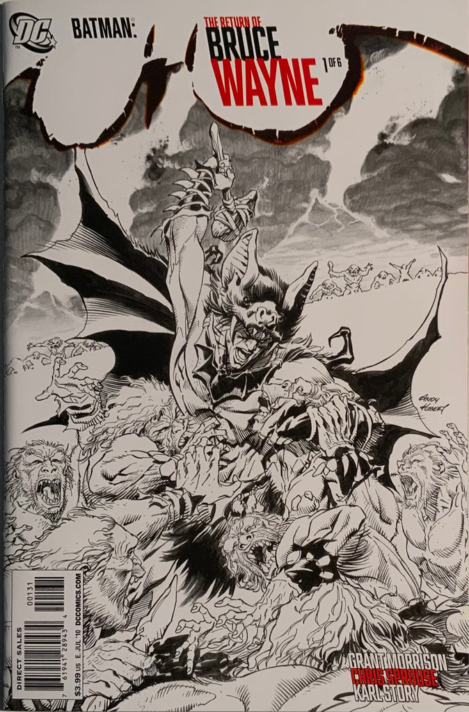 BATMAN THE RETURN OF BRUCE WAYNE # 1 KUBERT 1:200 SKETCH VARIANT COVER