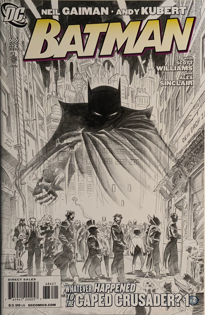 BATMAN (1940-2011) # 686 KUBERT 1:50 SKETCH VARIANT COVER
