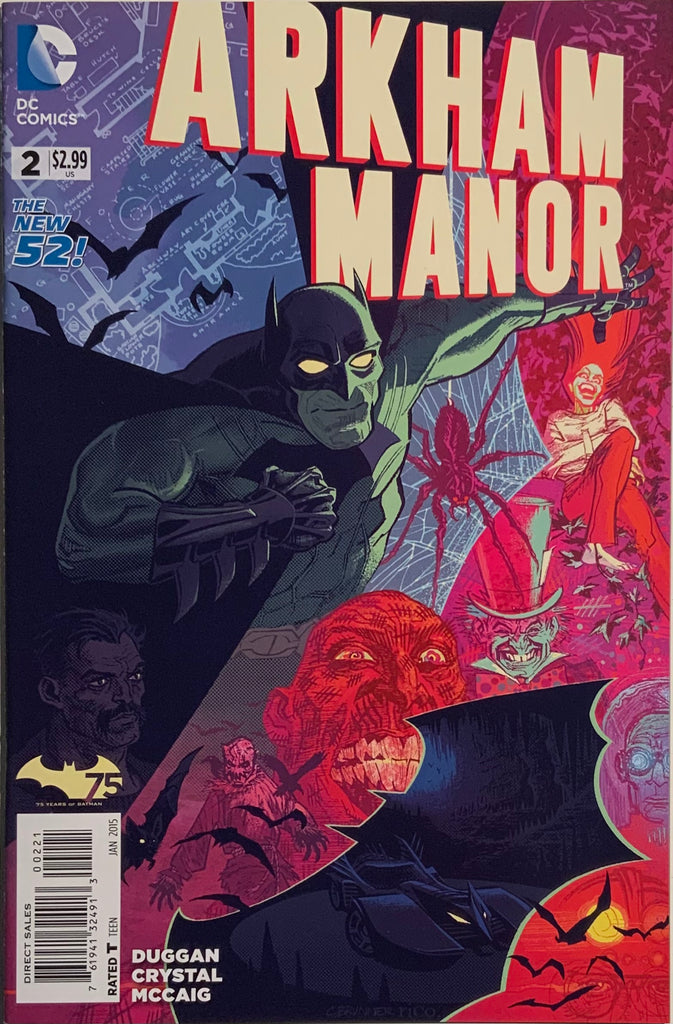 ARKHAM MANOR # 2 BRUNNER 1:25 VARIANT COVER