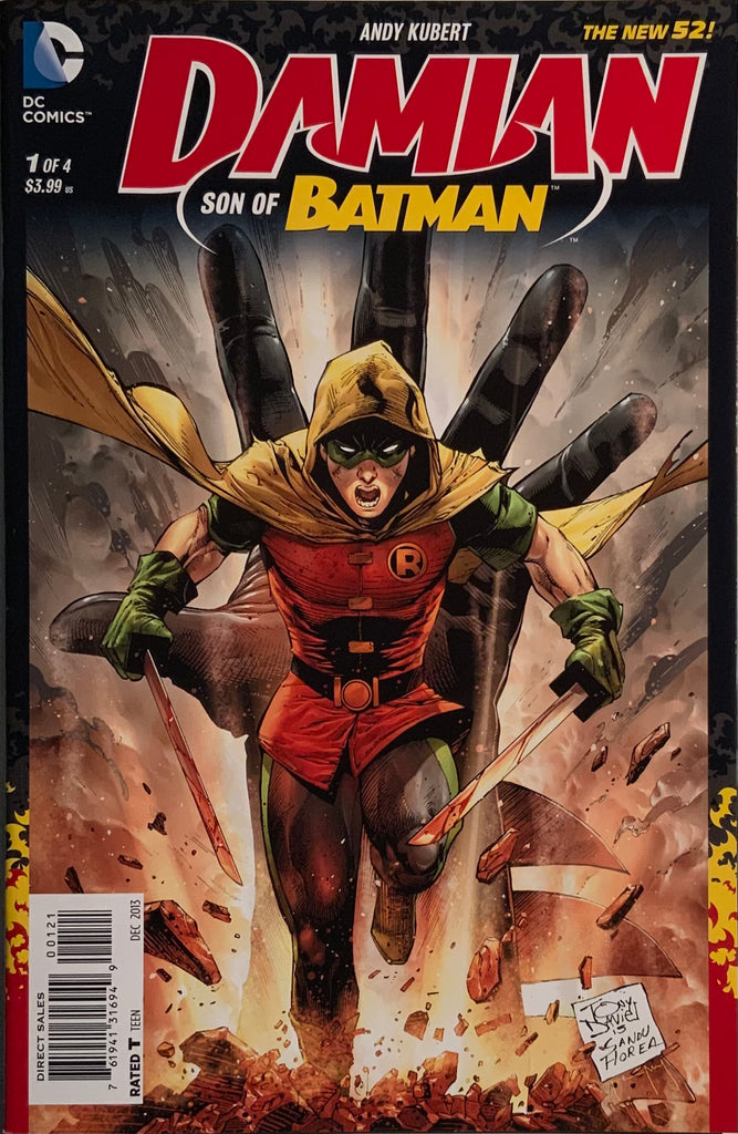 DAMIAN SON OF BATMAN # 1 DANIEL 1:25 VARIANT COVER