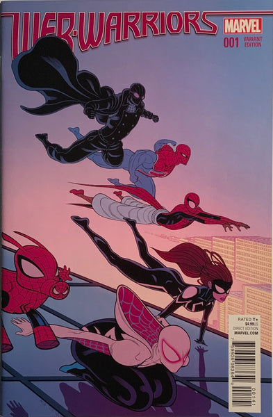 WEB WARRIORS # 1 MOORE 1:25 VARIANT COVER