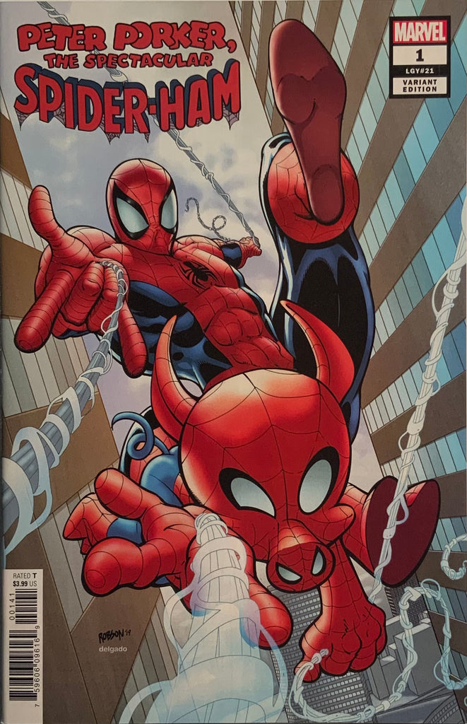 PETER PORKER THE SPECTACULAR SPIDER-HAM #1 ROBSON 1:25 VARIANT COVER