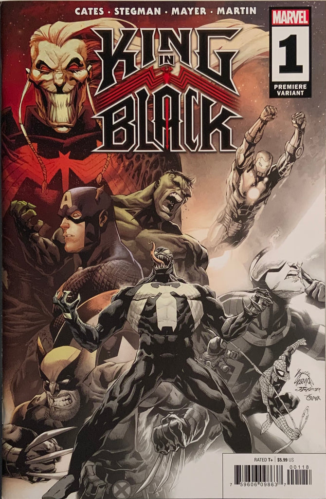 KING IN BLACK # 1 STEGMAN PREMIERE VARIANT COVER