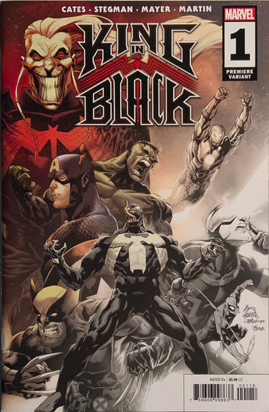 KING IN BLACK # 1 STEGMAN PREMIERE VARIANT COVER