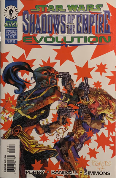 STAR WARS : SHADOWS OF THE EMPIRE EVOLUTION # 1 - 5 SET