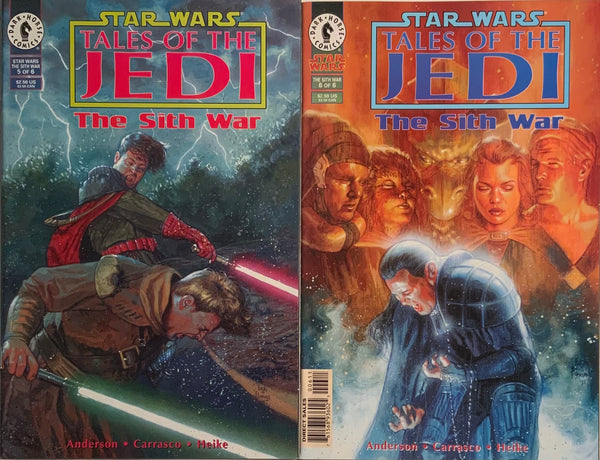 STAR WARS : TALES OF THE JEDI - THE SITH WAR # 1 - 6 SET