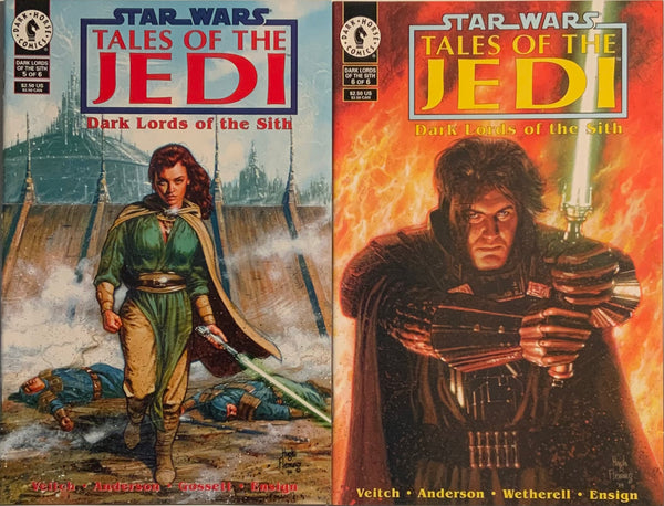 STAR WARS : TALES OF THE JEDI - DARK LORDS OF THE SITH # 1 - 6 SET