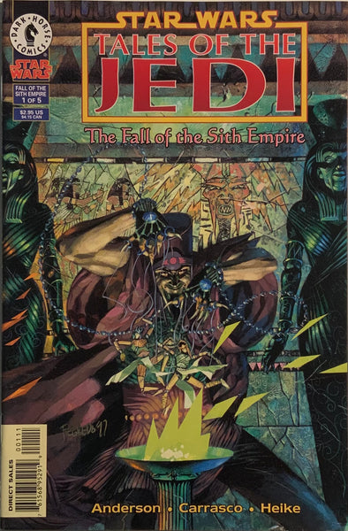 STAR WARS : TALES OF THE JEDI - THE FALL OF THE SITH EMPIRE # 1 - 5 SET