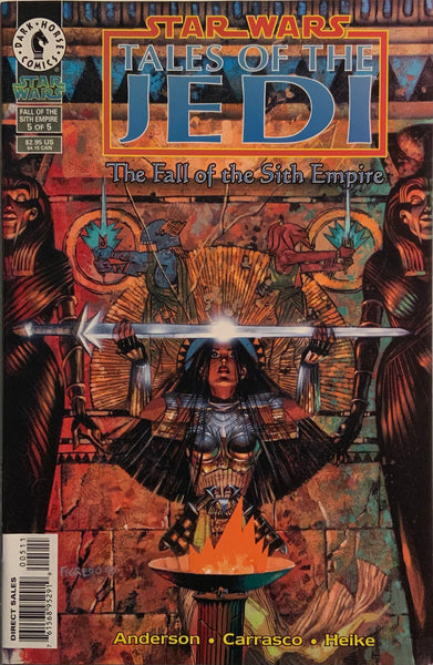 STAR WARS : TALES OF THE JEDI - THE FALL OF THE SITH EMPIRE # 1 - 5 SET