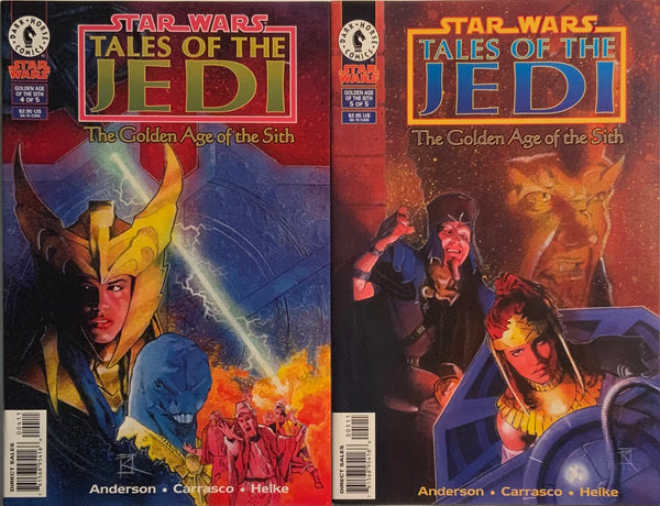 STAR WARS : TALES OF THE JEDI - THE GOLDEN AGE OF THE SITH # 0 - 5 SET