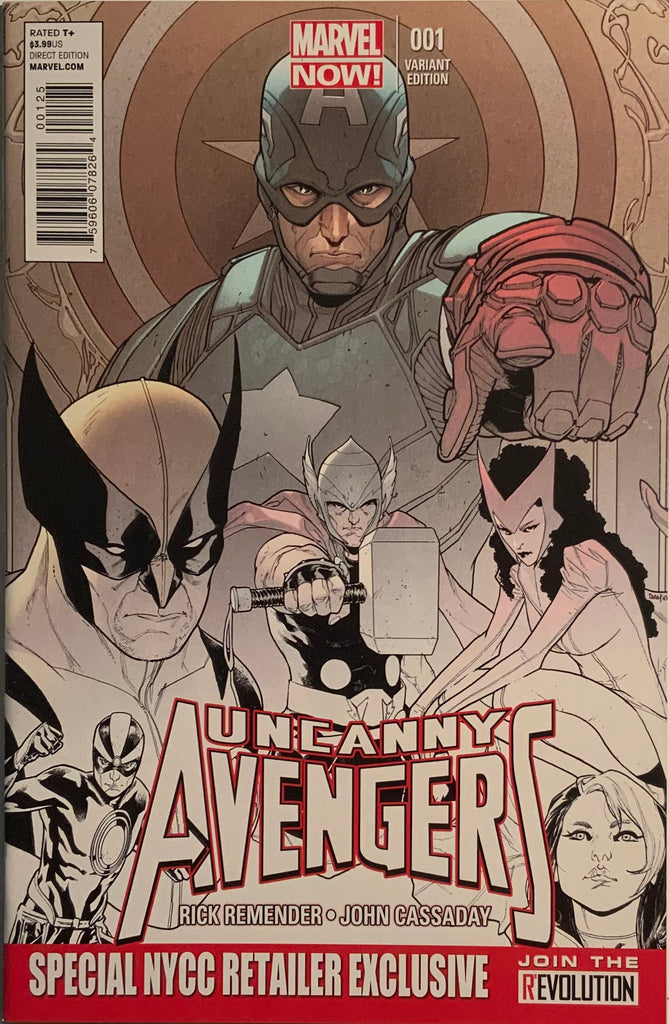 UNCANNY AVENGERS (2012-2014) # 1 NYCC RETAILER EXCLUSIVE VARIANT COVER