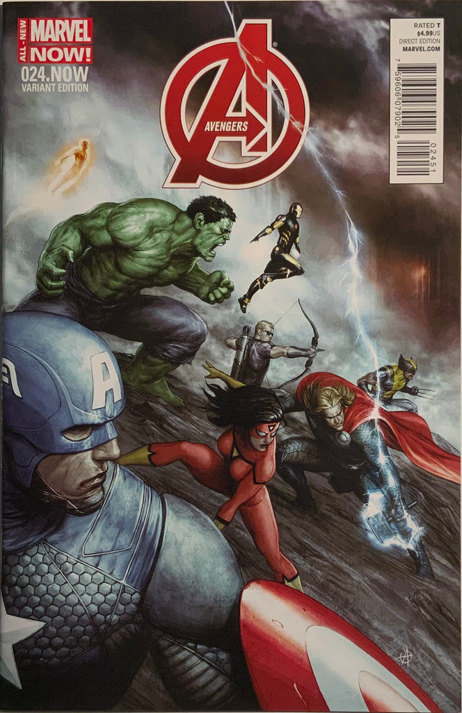 AVENGERS (2013-2015) #24.NOW ALESSIO 1:75 VARIANT COVER