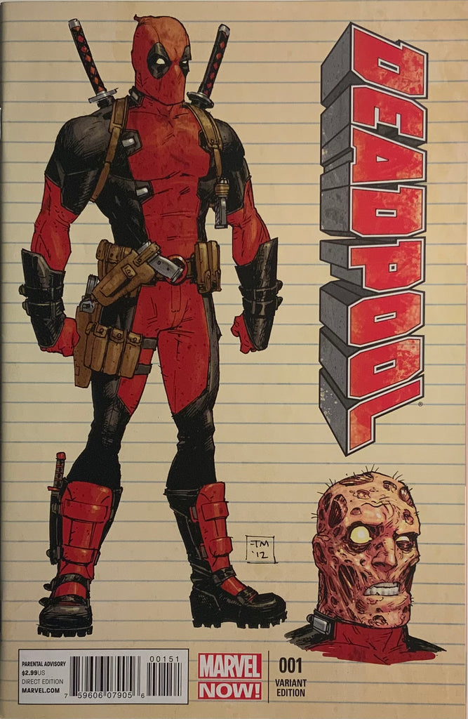 DEADPOOL (2013-2015) # 1 MOORE 1:25 VARIANT COVER