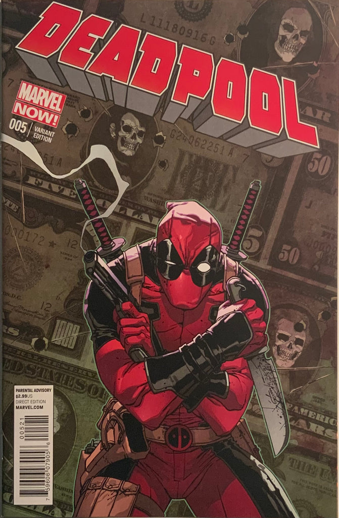 DEADPOOL (2013-2015) # 5 CAMUNCOLI 1:50 VARIANT COVER