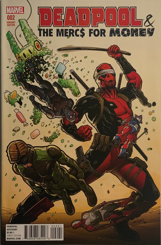 DEADPOOL & THE MERCS FOR MONEY (2016-2017) # 2 SLINEY 1:25 VARIANT COVER