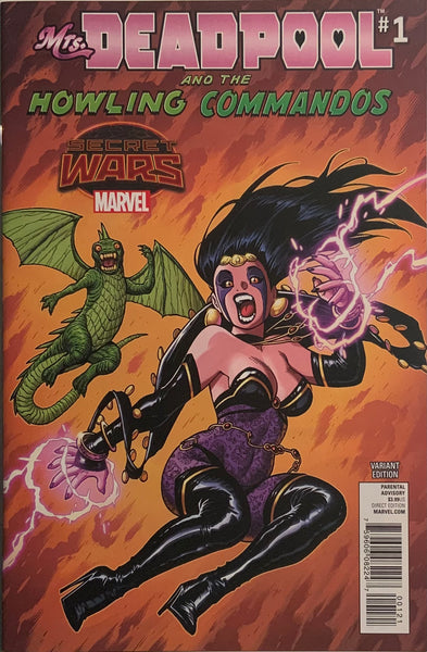 MRS DEADPOOL AND THE HOWLING COMMANDOS # 1 WARREN 1:25 VARIANT COVER