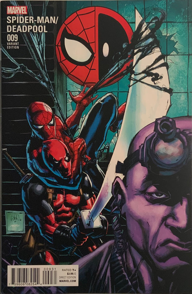 SPIDER-MAN / DEADPOOL # 9 PORTACIO 1:15 VARIANT COVER